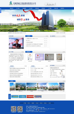 西藏監理工程|企業網站-北京網站建設「夜貓網絡」